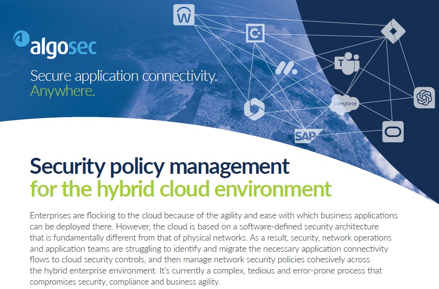 AlgoSec Cloud – Cloud security policy and configuration management made simple